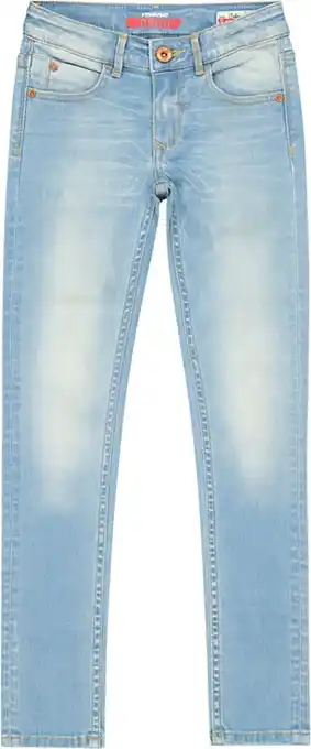 Bol.com Vingino Bettine Jeans Meisjes - Broek - Lichtblauw - Maat 128 aanbieding