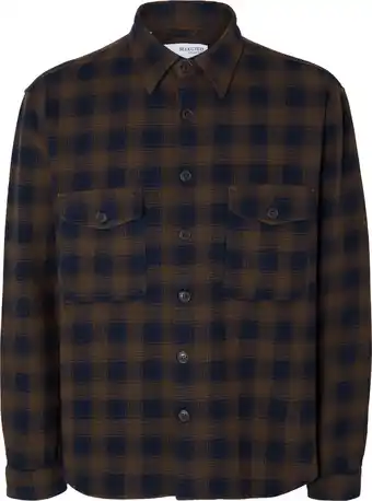 Bol.com SELECTED HOMME SLHLOOSEMASON-FLANNEL OVERSHIRT NOOS Heren Overhemd - Maat XL aanbieding