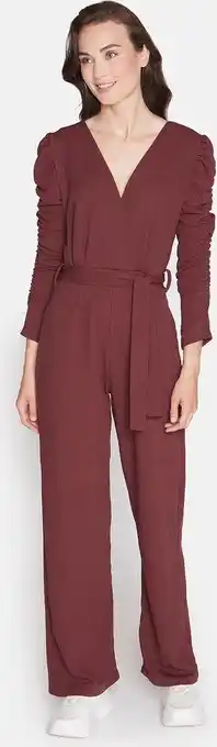 Bol.com SISTERS POINT EGINA-JU Dames Jumpsuit - Port - Maat XS aanbieding