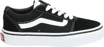 Bol.com VANS YT Ward (SUEDE/CANVAS)BLACK/WHITE -Maat 28 aanbieding