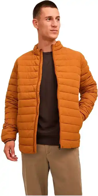 Bol.com JACK & JONES Recycle Puffer Collar Jasje Heren - Rubber - L aanbieding