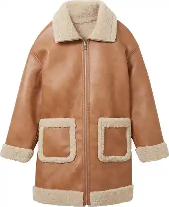 Bol.com TOM TAILOR reversible shearling coat Dames Jas - Maat XL aanbieding