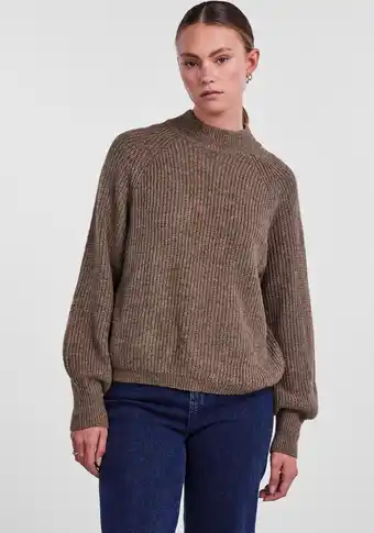 Bol.com Pieces Trui Pcnatalee Ls O-neck Knit Noos Bc 17139855 Fossil Dames Maat - S aanbieding