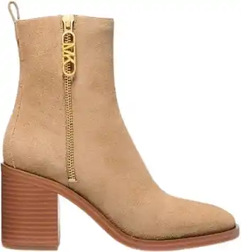 Bol.com Michael Kors Regan Mid Bootie - Enkellaars Dames - Camel - Maat 41 aanbieding