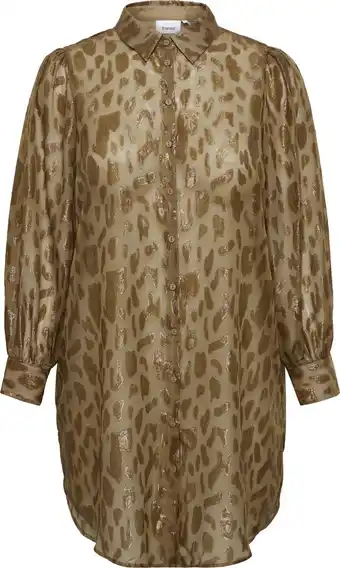 Bol.com Fransa Plus Size Selection FPSPARKLY SH 1 Dames Blouse - Maat 44 aanbieding