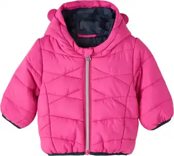 Bol.com name it NBFMEMPHIS JACKET PB Meisjes Jas - Very Berry_ - Maat 74 aanbieding