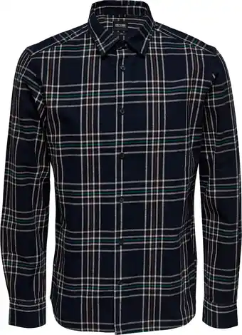 Bol.com ONLY & SONS ONSARI SLIM TWILL CHECK SHIRT Heren Overhemd - Maat M aanbieding