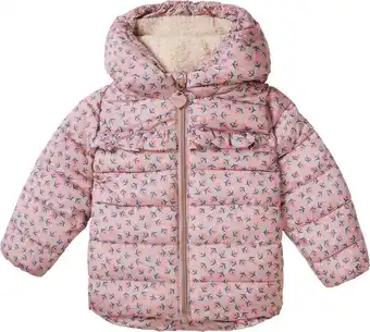 Bol.com Noppies Girls Jacket Vienna allover print Meisjes Jas - Fawn - Maat 74 aanbieding