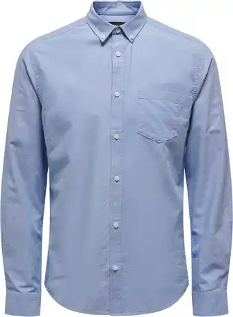 Bol.com ONLY & SONS ONSALVARO SLIM LS OXFORD SHIRT Heren Overhemd - Maat S aanbieding