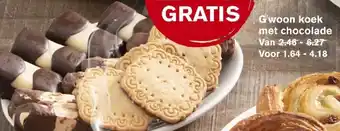 Hoogvliet G'woon koek met chocolade aanbieding