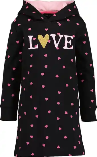 Bol.com Blue Seven HEARTS Meisjes Jurk - zwart - Maat 122 aanbieding