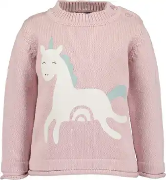 Bol.com Blue Seven UNICORN Meisjes Trui - roze - Maat 80 aanbieding