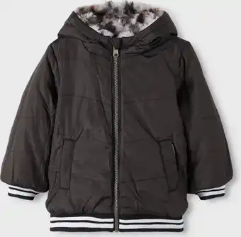 Bol.com NAME IT NKFMARIKE REV FAUX FUR JACKET Meisjes Jas - Maat 134 aanbieding