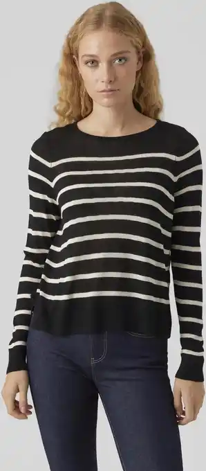 Bol.com VERO MODA VMNOVA LS O-NECK PULLOVER GA NOOS Dames Trui - Maat XS aanbieding