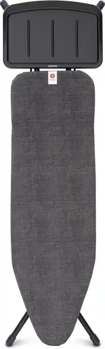 Bol.com Brabantia Strijkplank B - met Stoomunithouder - 124 x 38 cm - Denim Black aanbieding