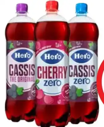 Spar Hero cassis fles 1.25 liter aanbieding