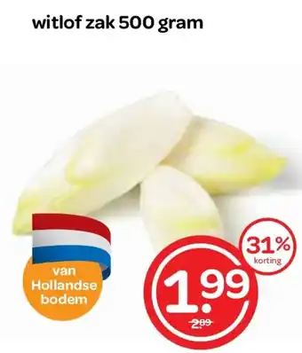 Spar Witlof zak 500 gram aanbieding