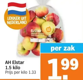 Albert Heijn AH elstar 1.5 kilo aanbieding