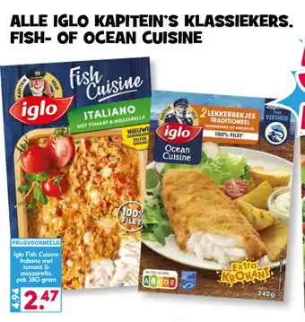 Boon`s Markt Iglo Kapitein's klassiekers, Fish- of Ocean Cuisine aanbieding