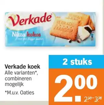 Albert Heijn Verkade koek aanbieding