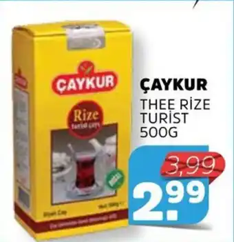 Sahan Supermarkten Caykur thee rize turist 500g aanbieding