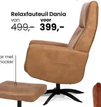 De Bommel Meubelen Relaxfauteuil dania aanbieding