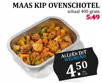 Boon`s Markt Maas Kip ovenschotel 400g aanbieding