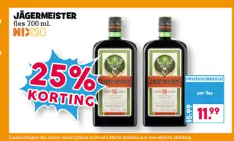 Boon`s Markt Jagermeister 700ml aanbieding