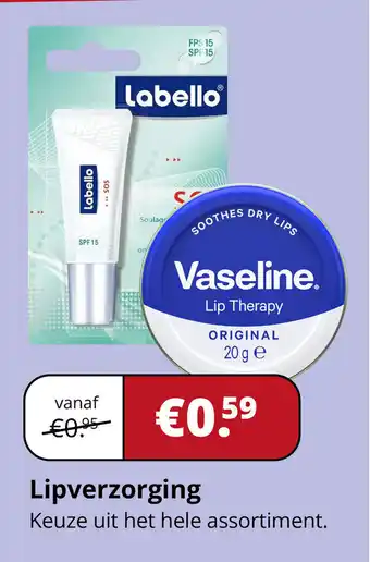 Voordeeldrogisterij Lipverzorging aanbieding