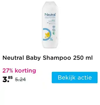 Plein.nl Neutral Baby Shampoo 250 ml aanbieding