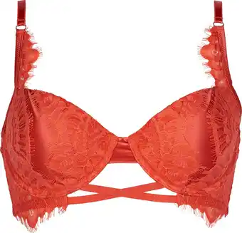 Bol.com After Eden Tinker Padded wire bra with lace and strap Dames Beha - Brique - Maat 70C aanbieding