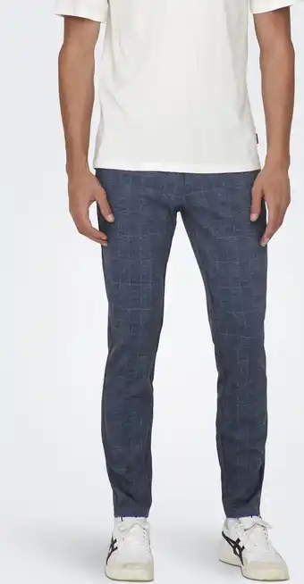 Bol.com ONLY & SONS ONSMARK SLIM CHECK PANTS 9887 NOOS Heren Broeken - Maat W36 X L34 aanbieding