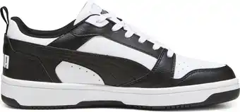 Bol.com PUMA Rebound v6 Low Unisex Sneakers - Wit/Zwart - Maat 44,5 aanbieding