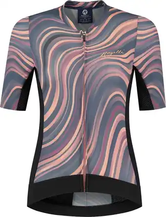 Bol.com Rogelli Lynn Fietsshirt - Korte Mouwen - Dames - Koraal, Grijs - Maat L aanbieding