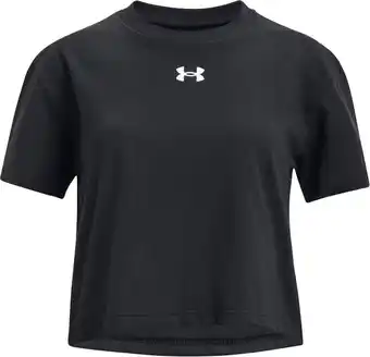 Bol.com Under Armour UA CROP SPORTSTYLE LOGO SS Meisjes Sportshirt - Maat YMD aanbieding