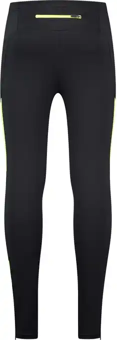 Bol.com Rogelli Core Hardloopbroek - Heren - Zwart, Fluor-Geel - Maat S aanbieding