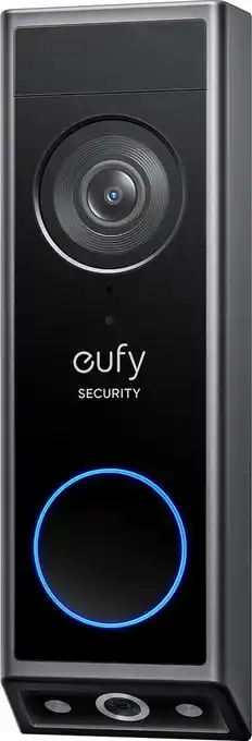 Bol.com eufy Security -Video Doorbell E340-dubbele camera met Delivery Guard- 2K-nachtzicht in kleur-bedraad of met accu-draadloze be aanbieding