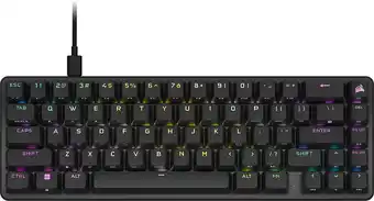 Bol.com Corsair K65 Pro Mini - 65% Optisch Gaming Toetsenbord - Qwerty - Zwart aanbieding