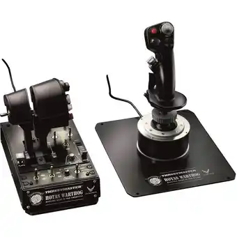 Conrad Thrustmaster Hotas Warthog Vliegsimulator joystick USB PC Zwart aanbieding