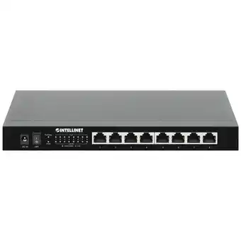 Conrad Intellinet 8-Port 2,5G Ethernet PoE+ Switch 8xPSE PoE+ Ports 100 W PoE-Leistungsbudget Netwerk switch IEEE 802.3af (15.4 W),  aanbieding