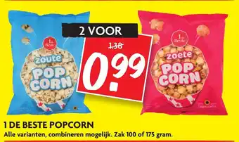 Dekamarkt Popcorn 2*100/175g aanbieding