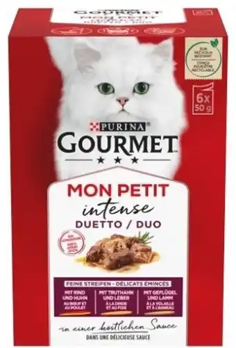 Zooplus Purina gourmet mon petit kattenvoer 48 x 50g aanbieding