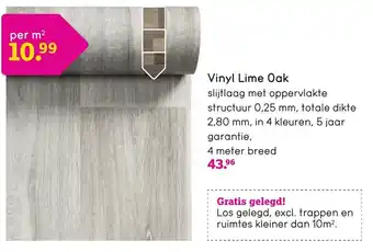 Leen Bakker Vinyl Lime Oak aanbieding