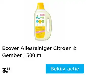 Plein.nl Ecover Allesreiniger Citroen & Gember 1500 ml aanbieding