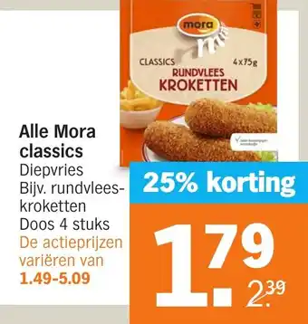 Albert Heijn Alle mora classics aanbieding