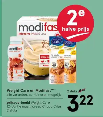 Etos Weight Care en Modifast 2 stuks aanbieding