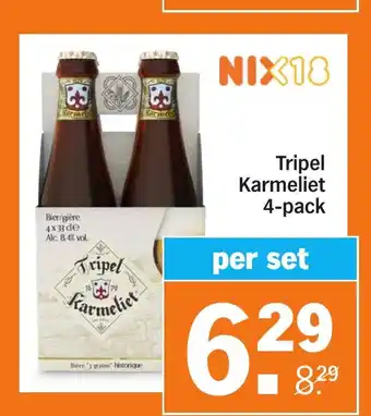 Albert Heijn Tripel Karmeliet 4 pack aanbieding