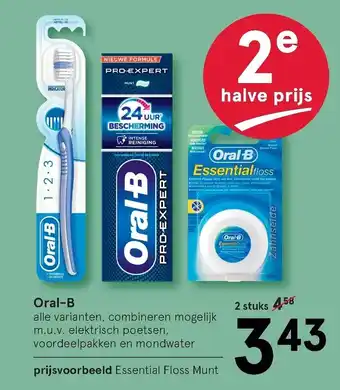 Etos Oral-B 2 stuks aanbieding