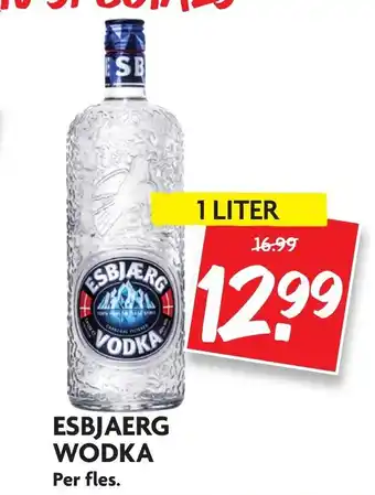 Dekamarkt Esbjaerg vodka 1L aanbieding