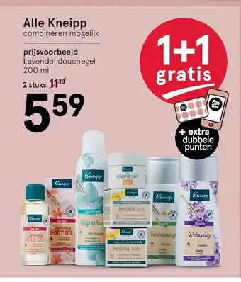 Etos Alle Kneipp 2 stuks aanbieding